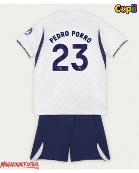 Tottenham Hotspur Pedro Porro #23 Echipament de Fotbal Replică 2026-27 Copii Acasa (+ Șorturi)